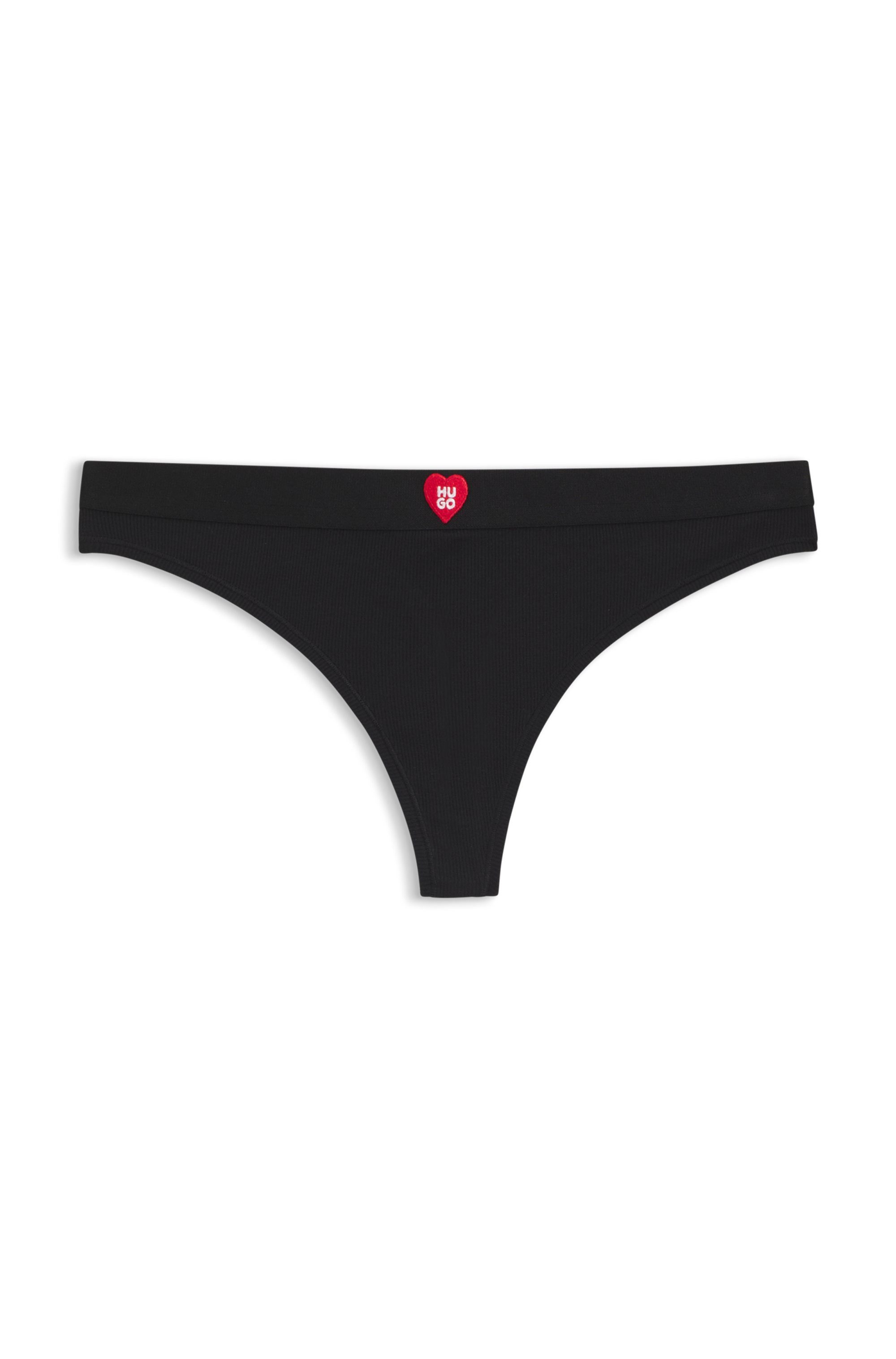 HUGO String HUGO HEART mit Herz-Logo und niedrigem Bund – Bild 4 von 5