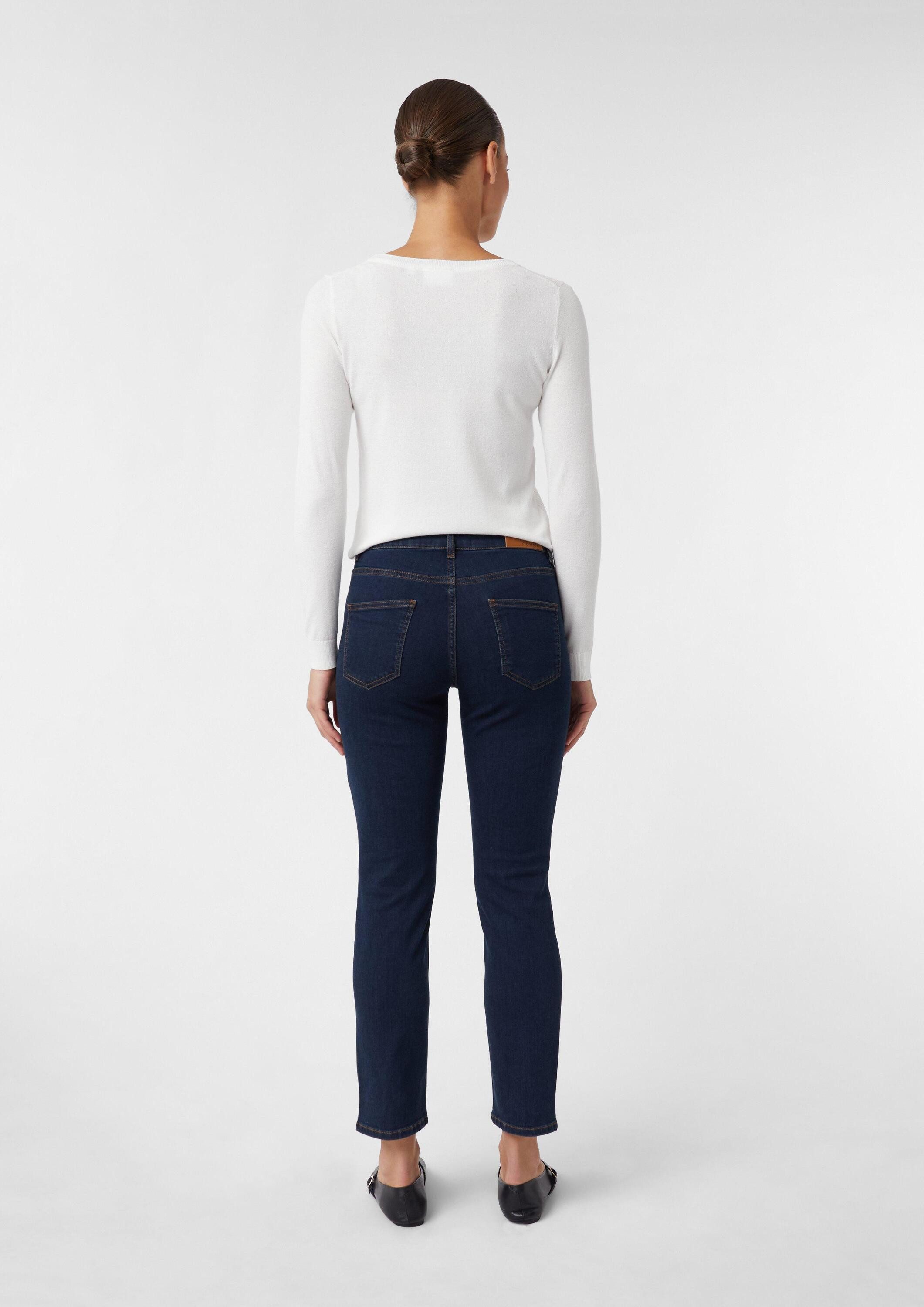 comma Slim-fit-Jeans Jeans-Hose Slim Fit-Jeans in Ankle-Länge