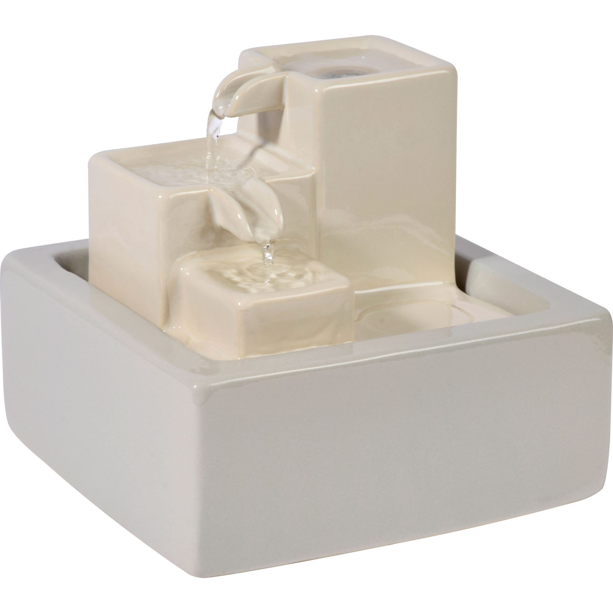 dobar Weinregal dobar Dreistufiger Design Zimmerbrunnen Keramik, Blau, 14x1 günstig online kaufen