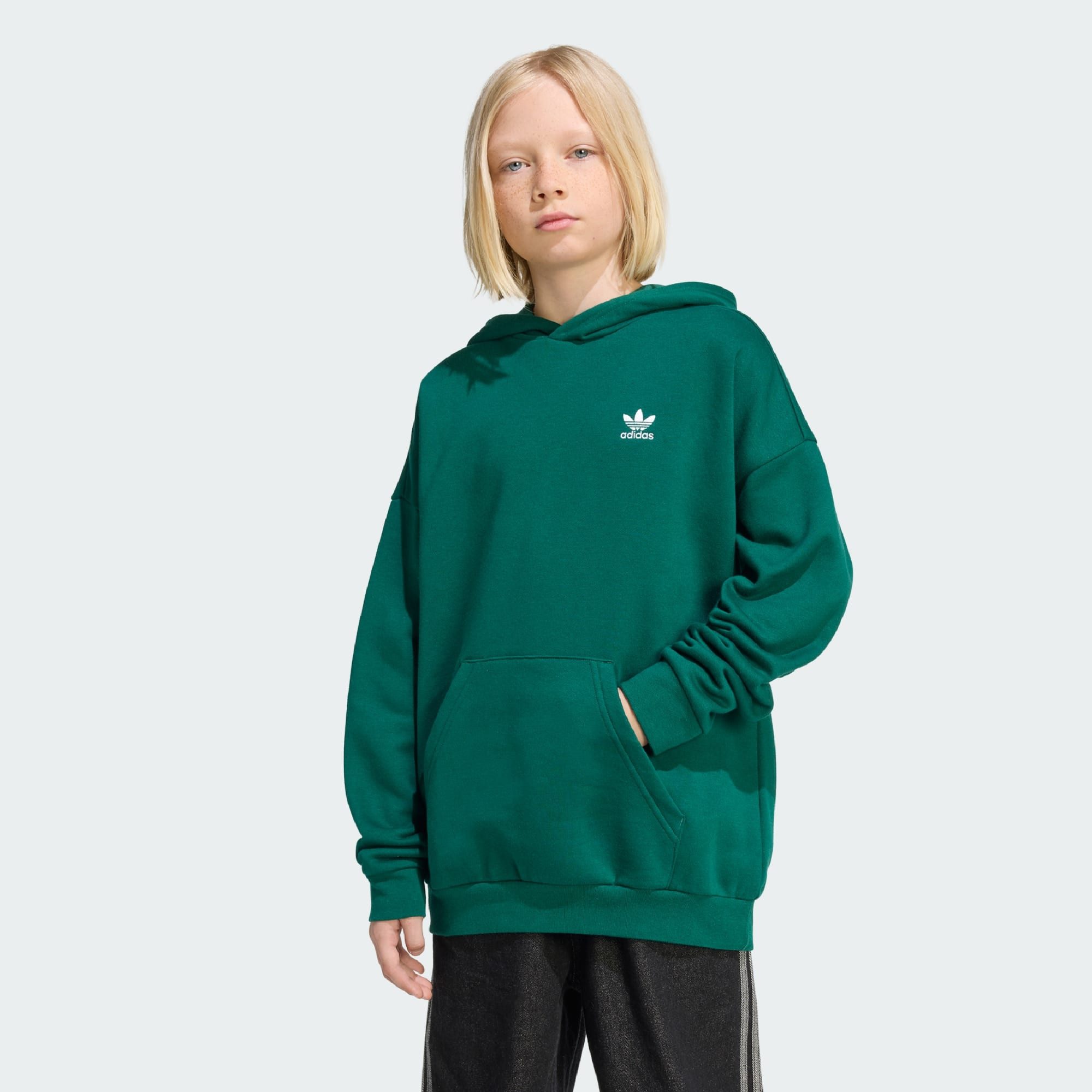 adidas Originals Hoodie KIDS FLEECE-HOODIE, LOCKER GESCHNITTEN (1-tlg)