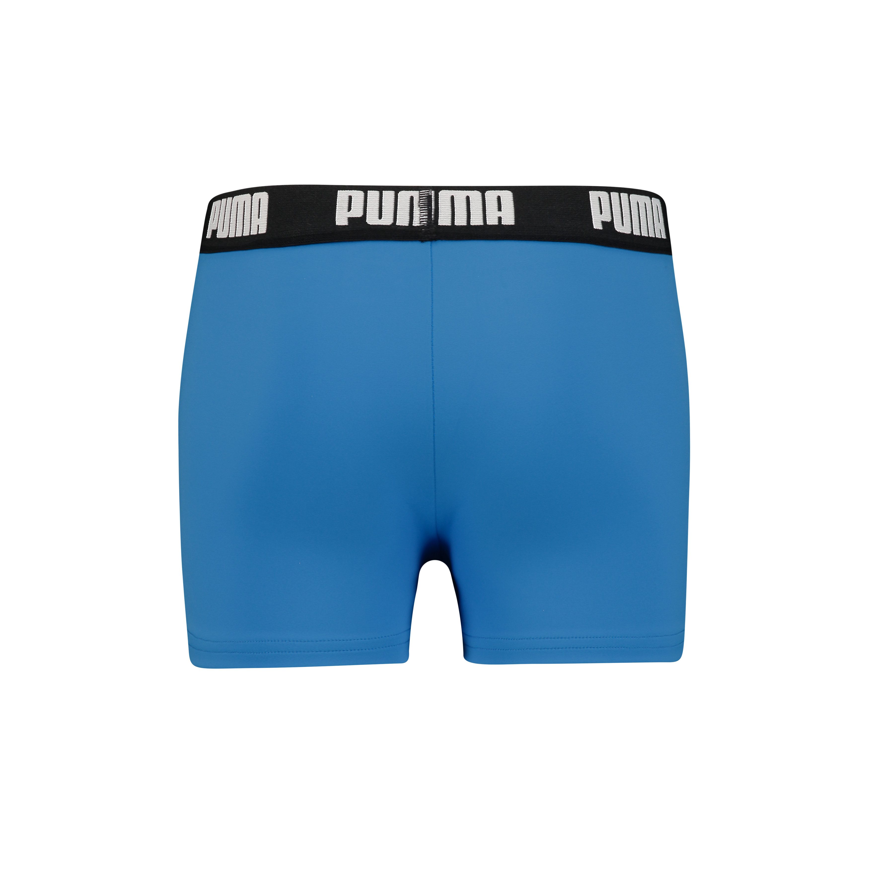 PUMA Badehose PUMA SWIM BOYS LOGO TRUNKS mit elastischem Bund, für Boys, Logoschriftzug