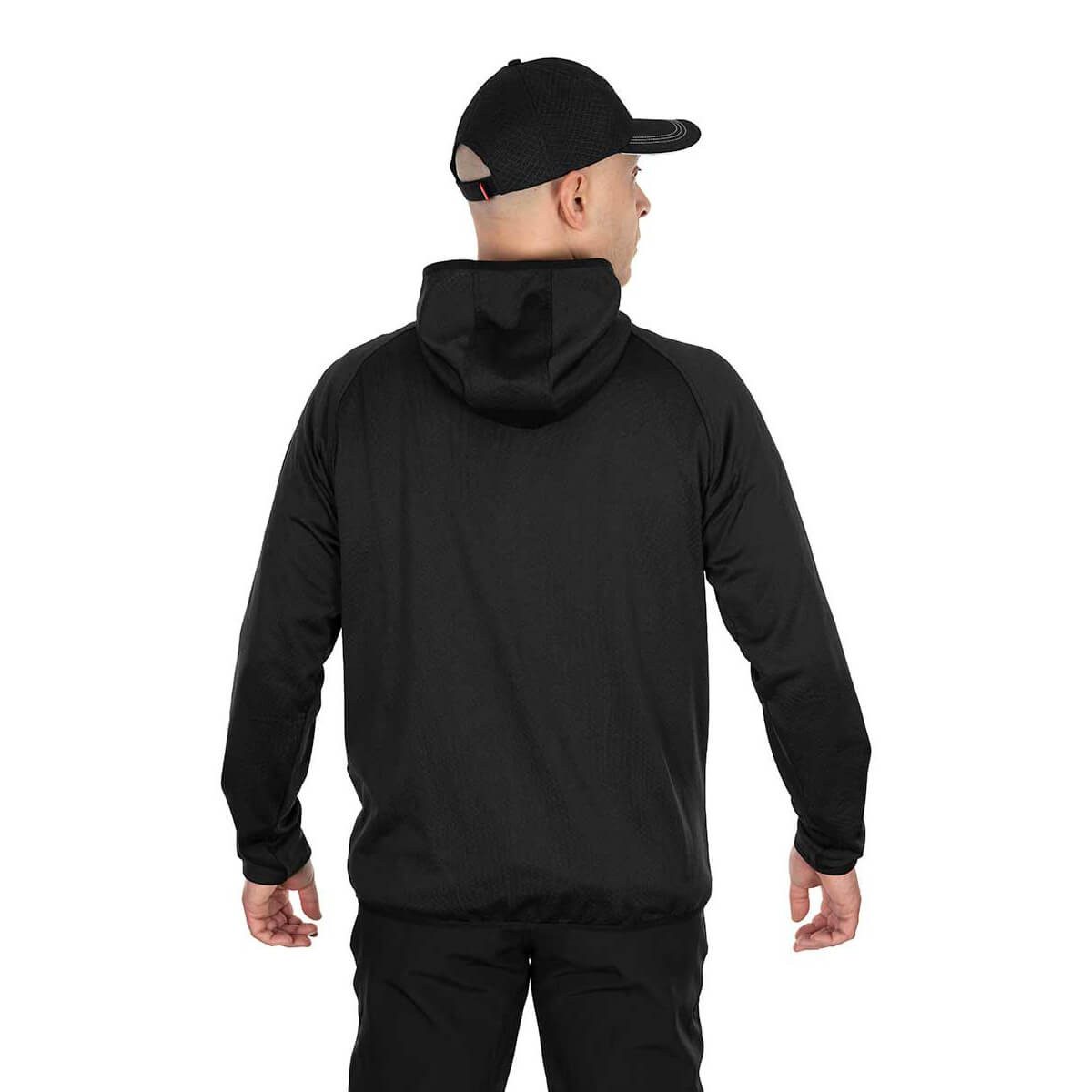 Fox Rage Kapuzenpullover Fox Rage Pro Series Technical Zip Hoodie mit Kapuze Herren Schwarz