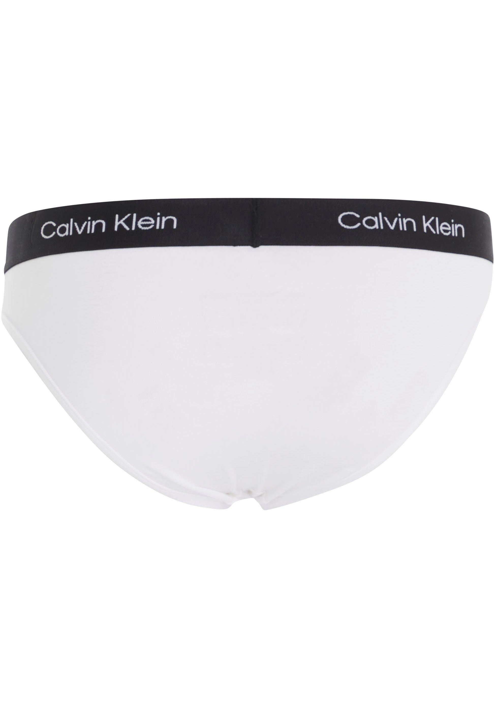 Underwear Klein Calvin mit weiß Bikinislip Allover-Muster