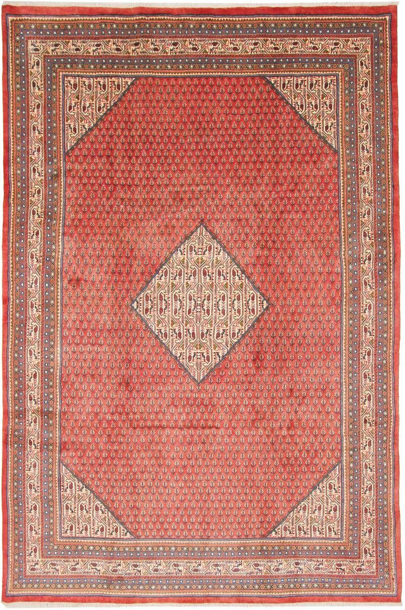 Orientteppich Sarough Mir Boteh 209x316 Handgeknüpfter Orientteppich, Nain Trading, rechteckig, Höhe: 12 mm | Kurzflor-Teppiche