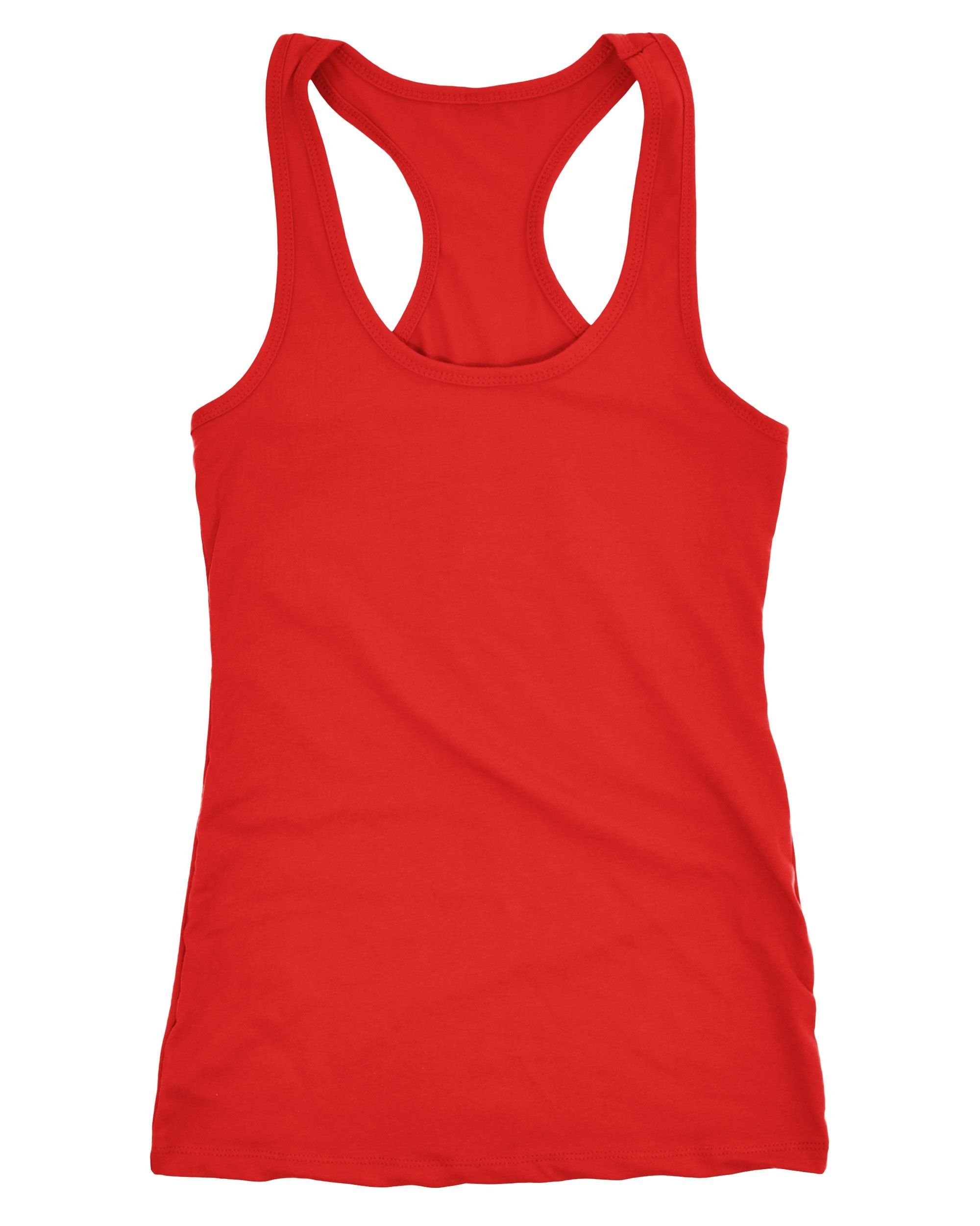 Neverless Print-Shirt »Neverless® Damen Tank-Top Racerback Baumwolle  unifarben« mit Print online kaufen | OTTO