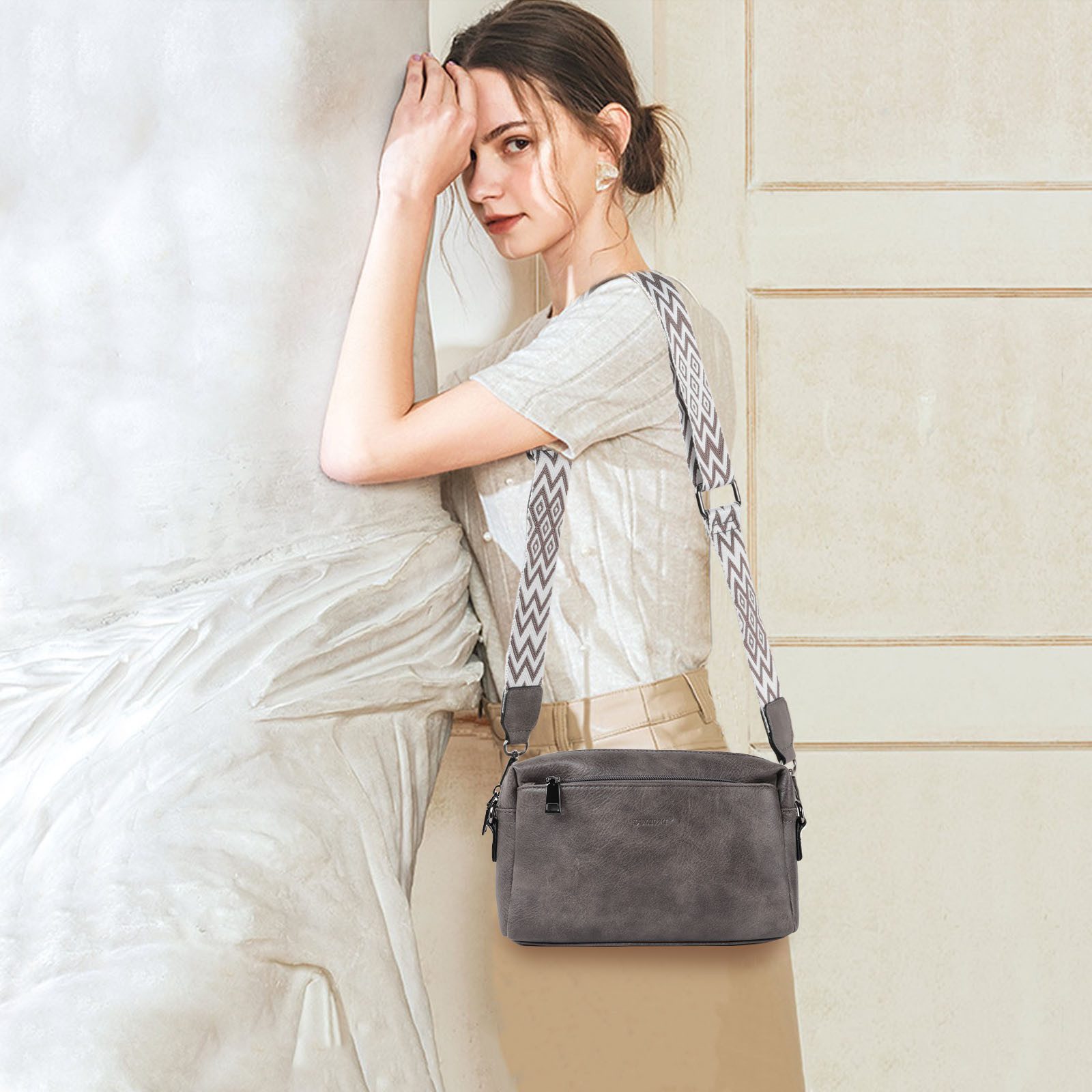 TAN.TOMI Umhängetasche Damen Handy Umhängetasche, Crossbody Schultertasche günstig online kaufen