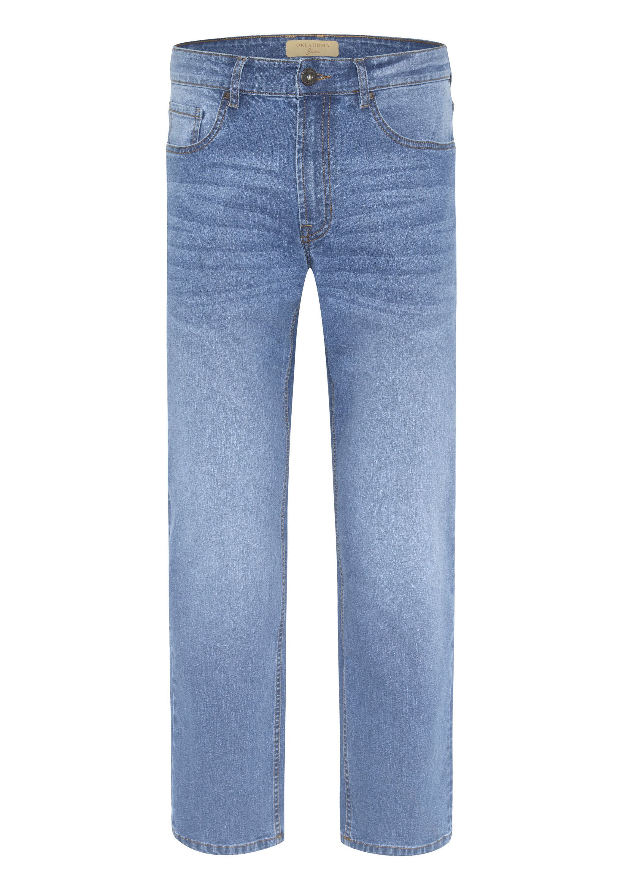 5-Pocket-Jeans mit dezenter Waschung Jeans Oklahoma
