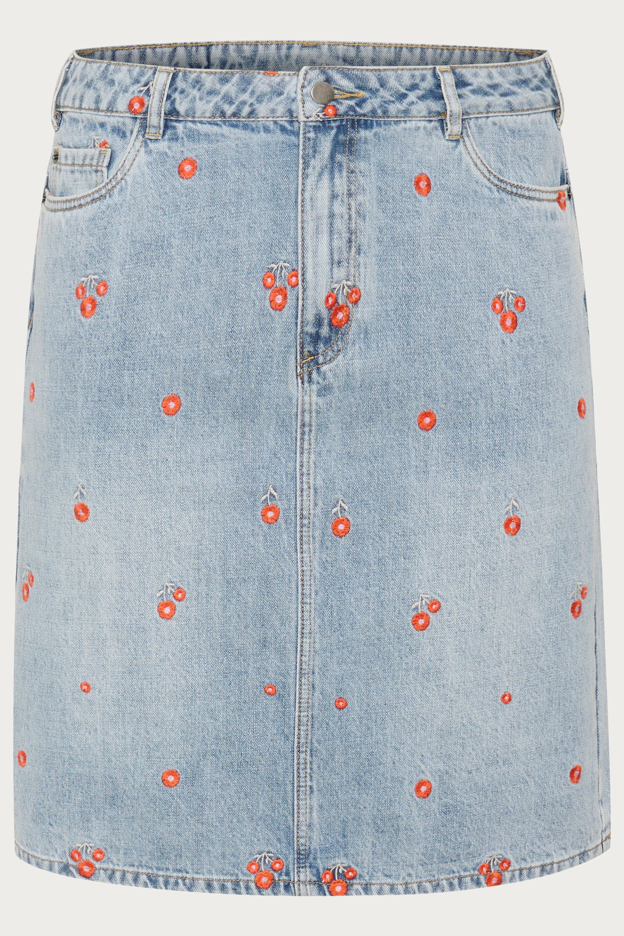 KAFFE Curve Jeansrock Denimrock KCbetty Große Größen günstig online kaufen