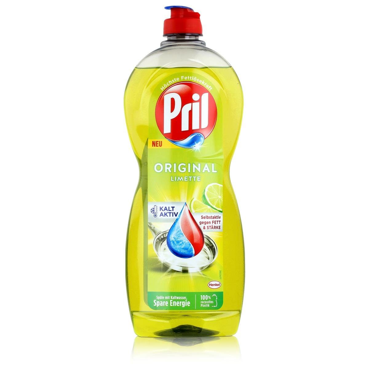 PRIL Pril Spülmittel Original Limette 675ml - Hohe Fettlösekraft (1er Pack) Geschirrspülmittel