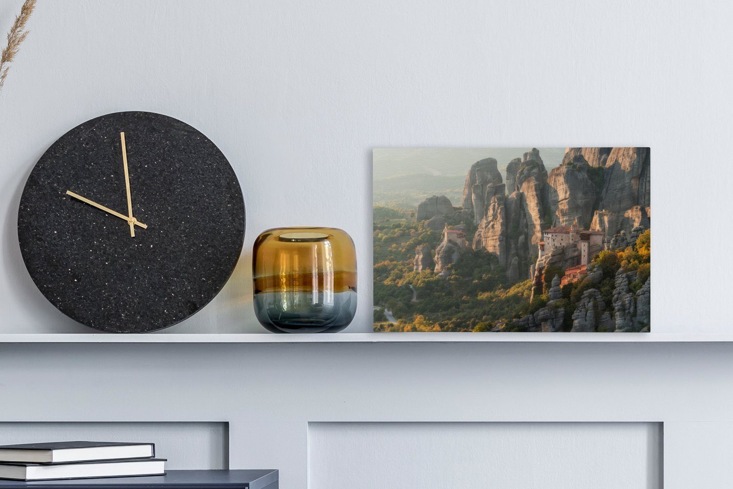 OneMillionCanvasses® Leinwandbild Sonnenaufgang bei den Meteora-Klöstern in günstig online kaufen