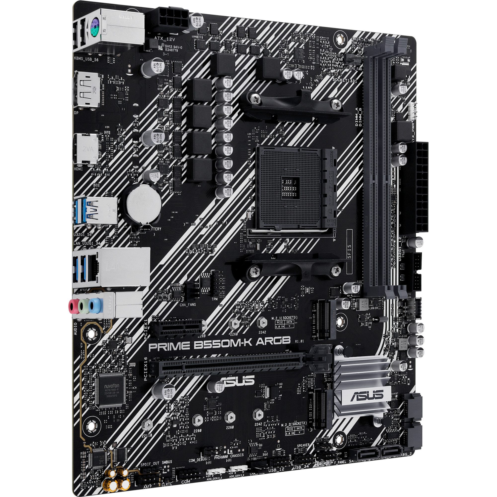 Asus ASUS PRIME B550M-K ARGB, Mainboard Mainboard AURA Sync