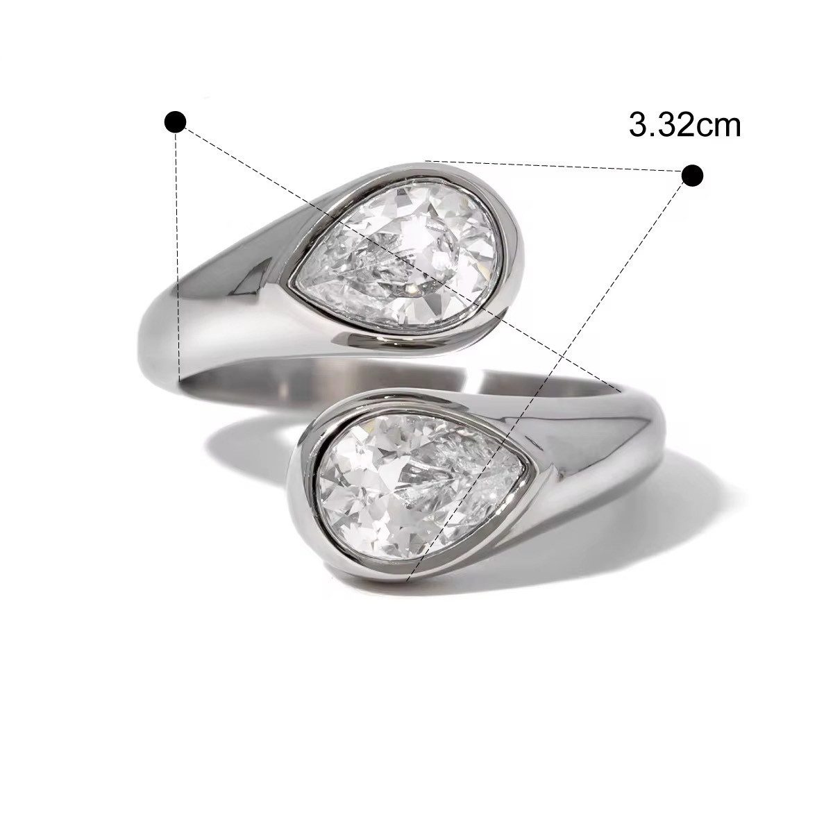 ROUGEMONT Fingerring Wasserfester Damen Statement Ring günstig online kaufen