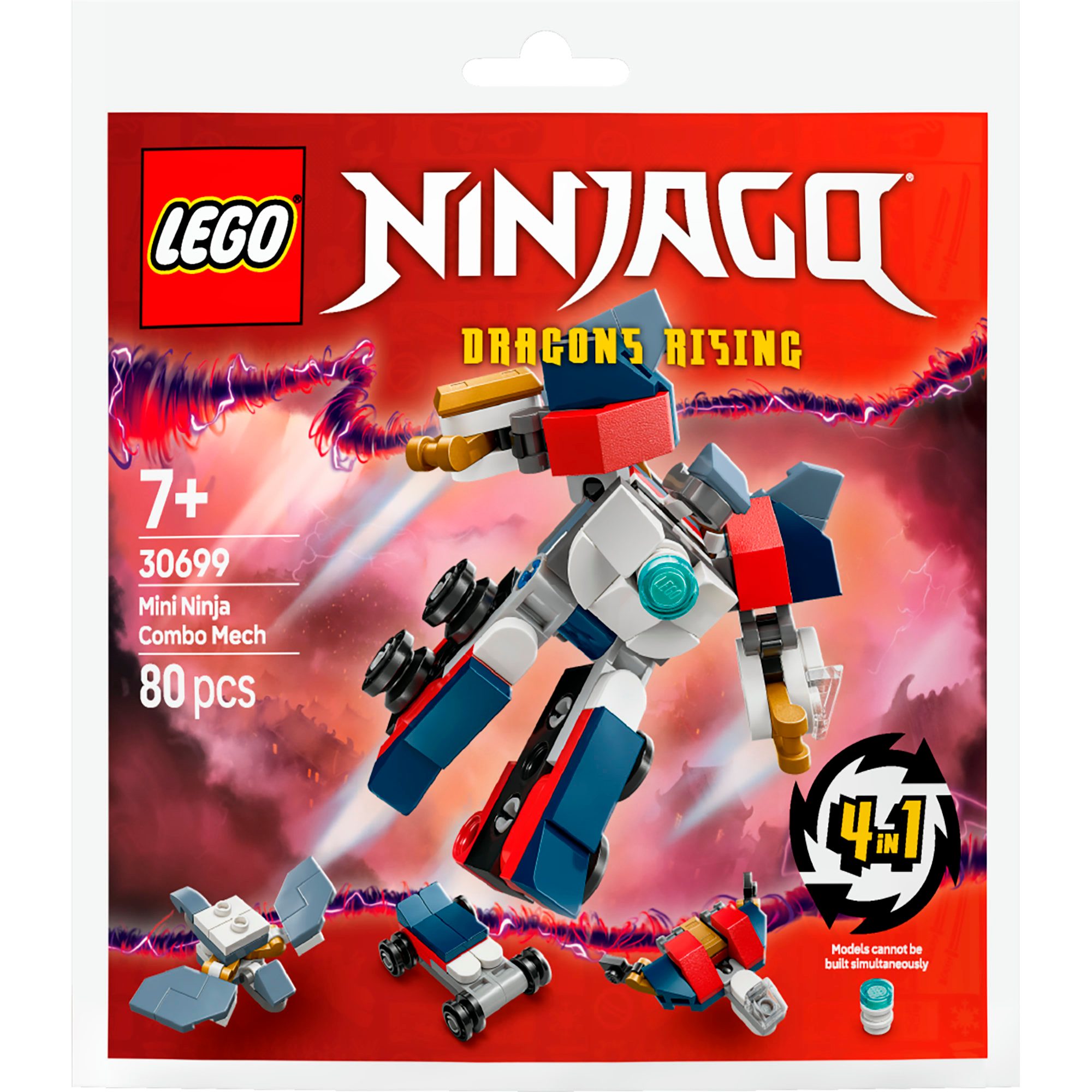 LEGO® Spielwerkzeug LEGO Ninjago Mini-Kombi-Mech der Ninja, Konstruktionsspielzeug