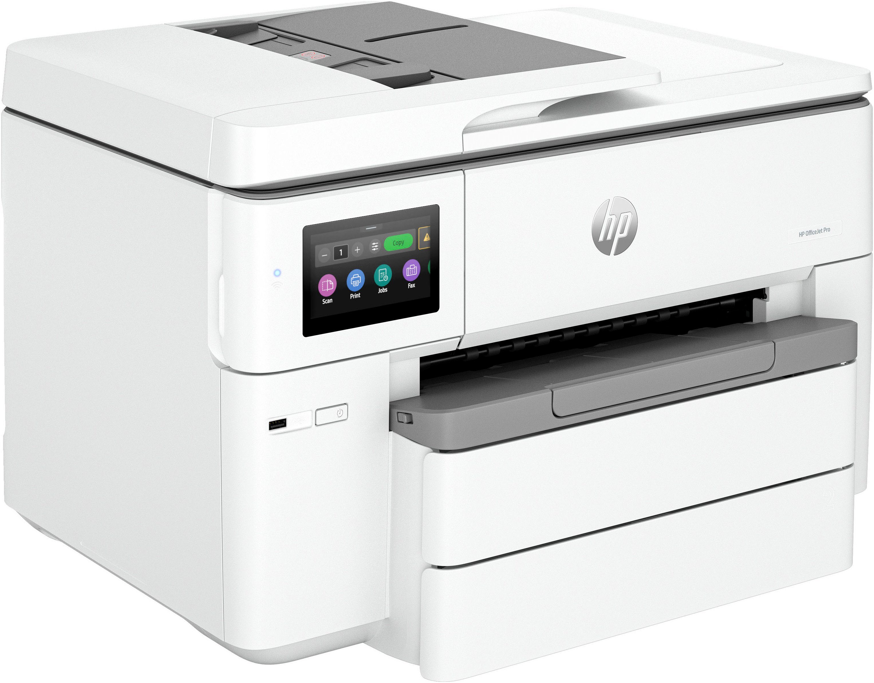 HP OfficeJet Pro 9730e A3 Großformatdrucker Multifunktionsdrucker, (WLAN (Wi-Fi), Bluetooth, LAN (Ethernet), 3 Monate gratis* drucken mit Instant Ink)