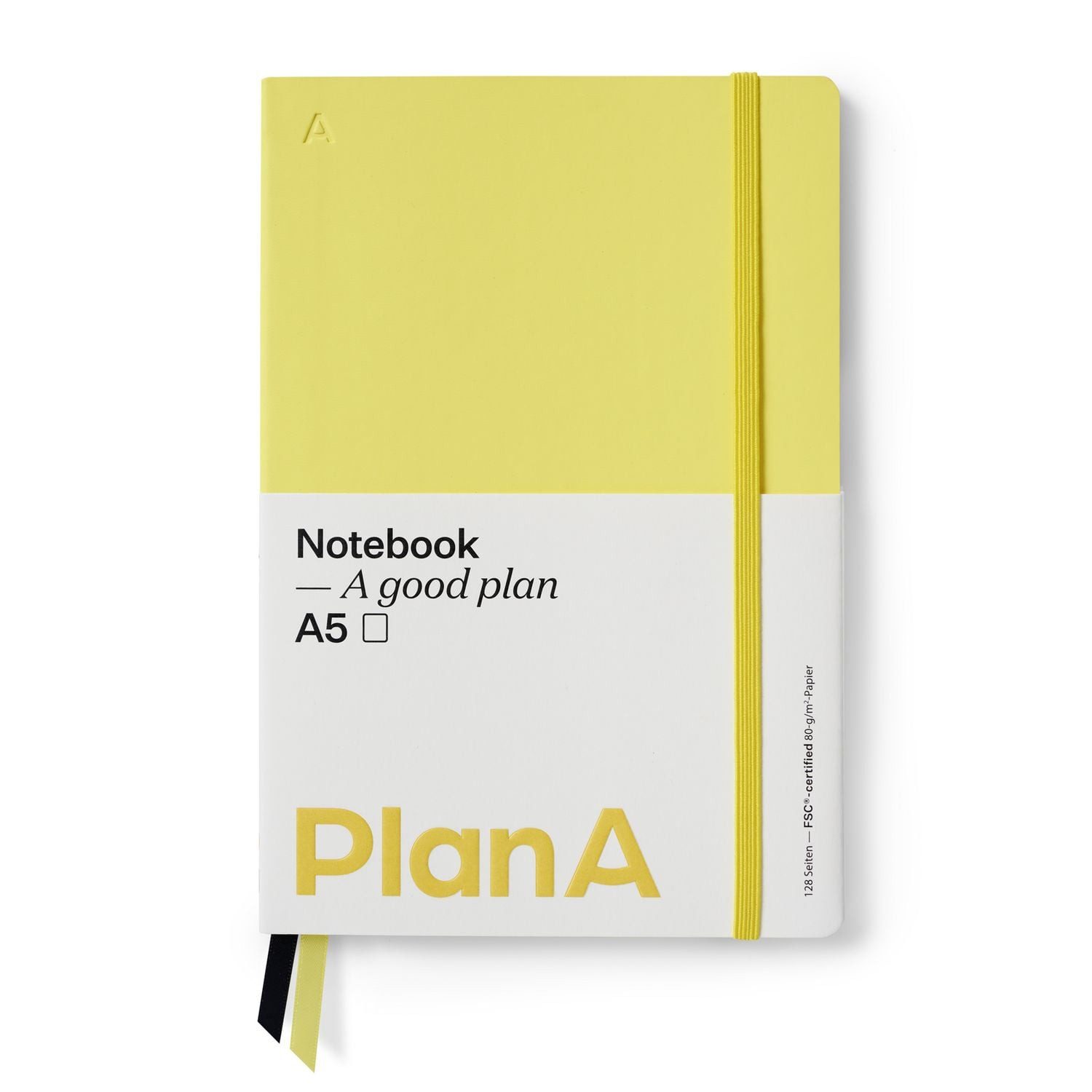 Notizbuch Notizbuch A5 Softcover Blanko Lemon Yellow