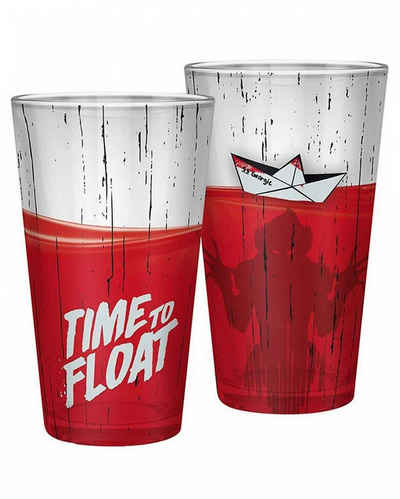 Horror-Shop Geschirr-Set »Stephen Kings ES - Trinkglas Time to Float 400ml m«, Glas