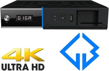 Gigablue UHD Trio 4K DVB-S2X + DVB-T2/C Combo inklusive 600 Mbits GigaBlue SAT-Receiver