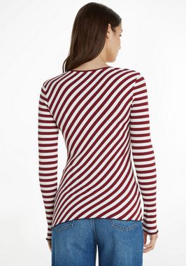 Tommy Hilfiger Langarmshirt mit Streifenmuster