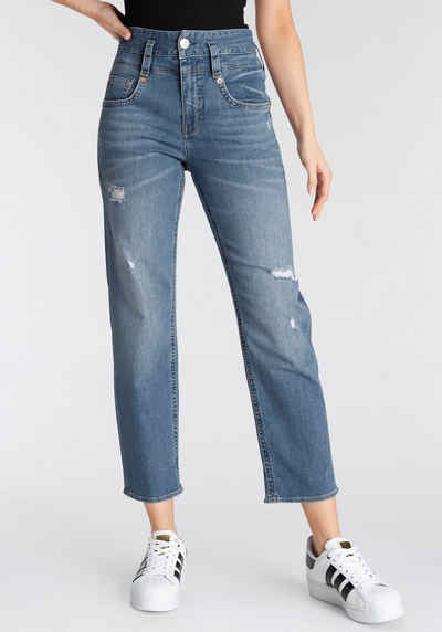 Herrlicher High-waist-Jeans Pitch HI Tap Denim Stretch