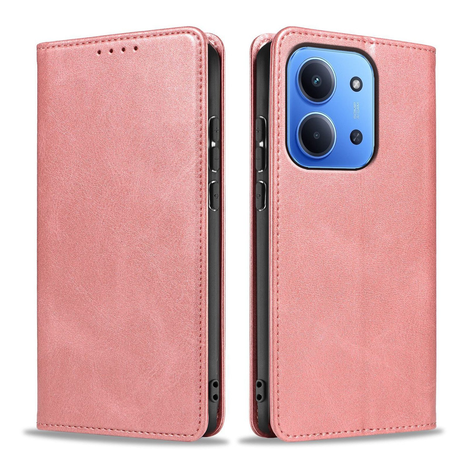 Tec-Expert Handyhülle Tasche Hülle für Xiaomi Redmi 15C 6.9 Zoll, 6,9", Cover Klapphülle Case mit Kartenfach