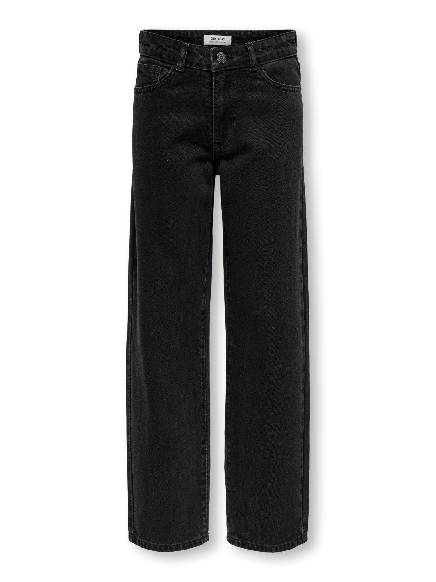 ONLY & SONS junior Weite Jeans OSJFADE LOOSE (1-tlg) weites gerades Bein