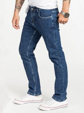 Rock Creek Regular-fit-Jeans Herren Jeans Stonewashed Blau RC-2407