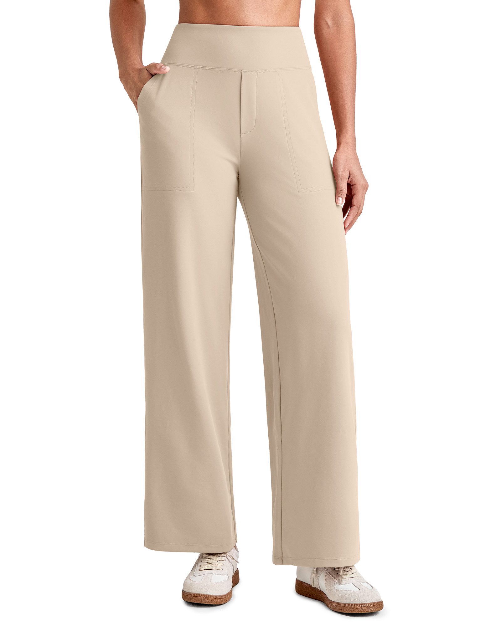 G4Free Yogahose Damen 7/8-Länge Freizeithose Taillenhose Homewearhose Joggi günstig online kaufen