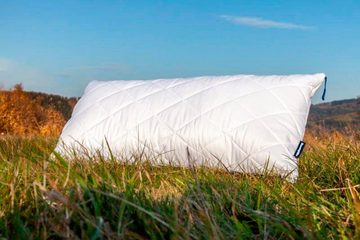 Microfaserkissen Home, Kissen ist Всіrgikerfreundlich, weich und atmungsaktiv, Dunlopillo, Füllung: Polyester, Bezug: Polyester, Bauchschläfer, Rückenschläfer, Seitenschläfer, Kopfkissen 40x80 cm, 80x80cm, ergonomisch, strapazierfähig, hochwertig