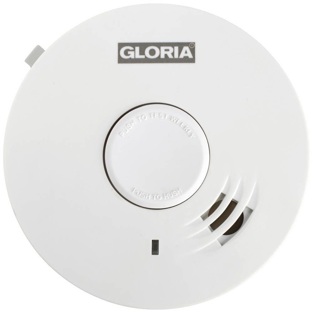 Gloria Rauchwarnmelder 002518.0015 Rauchmelder (inkl. 10 Jahres-Batterie)