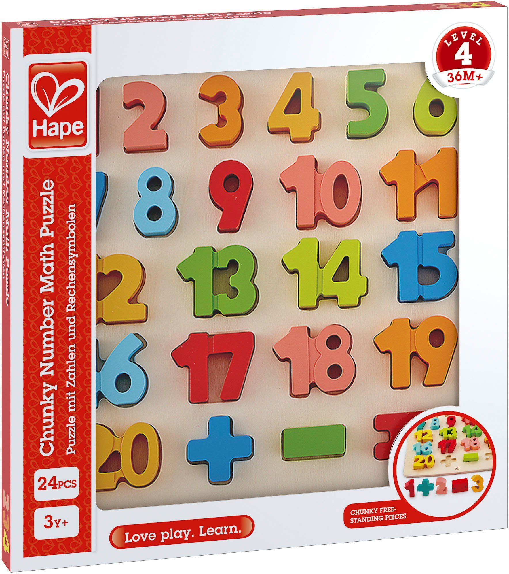 Hape Steckpuzzle Puzzle mit Zahlen und günstig online kaufen