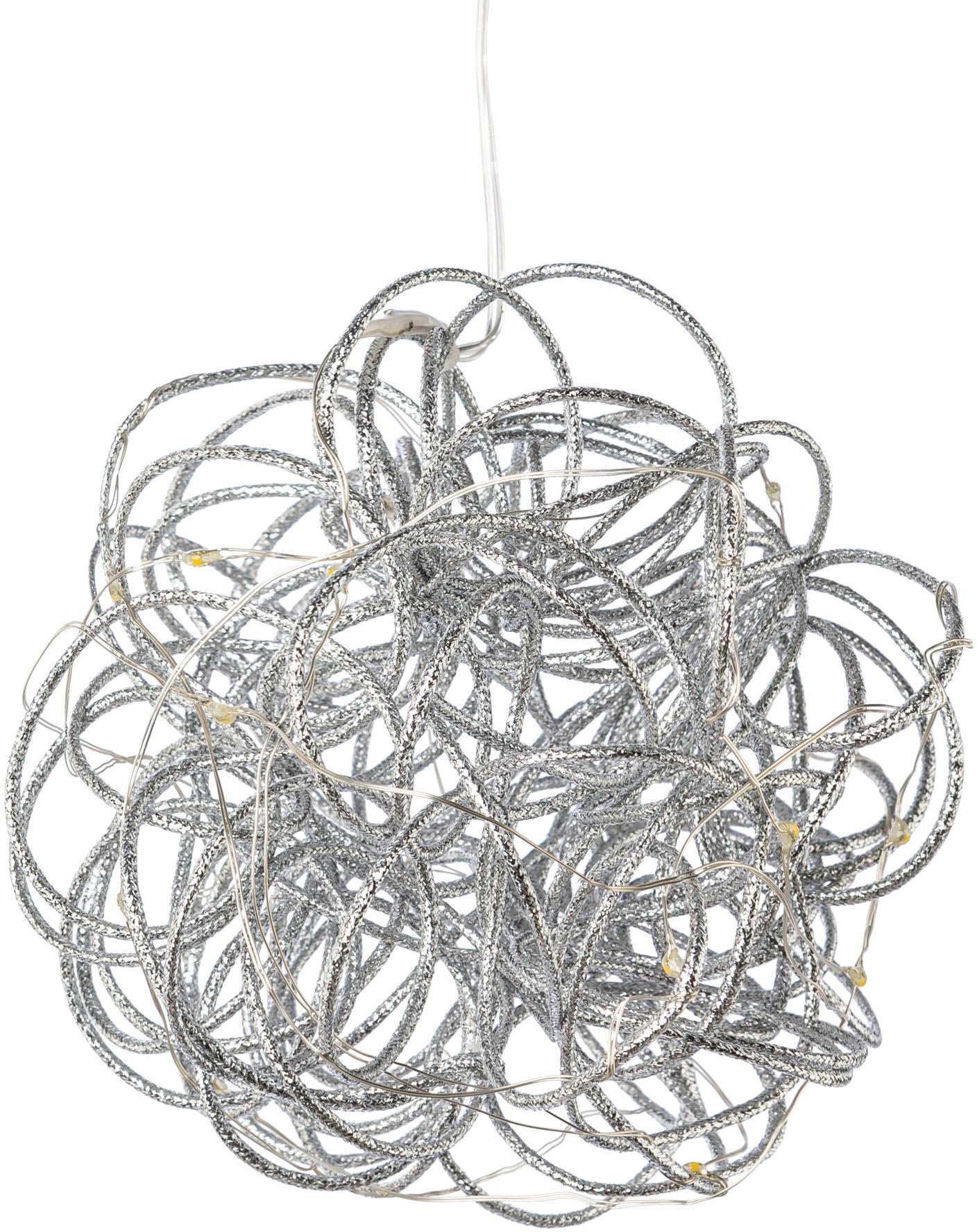 Creativ light Dekoobjekt Hänge-Drahtkugel (Set, 2 St), mit 10 LED's, Ø 15 cm, batteriebetrieben, 2er-Set