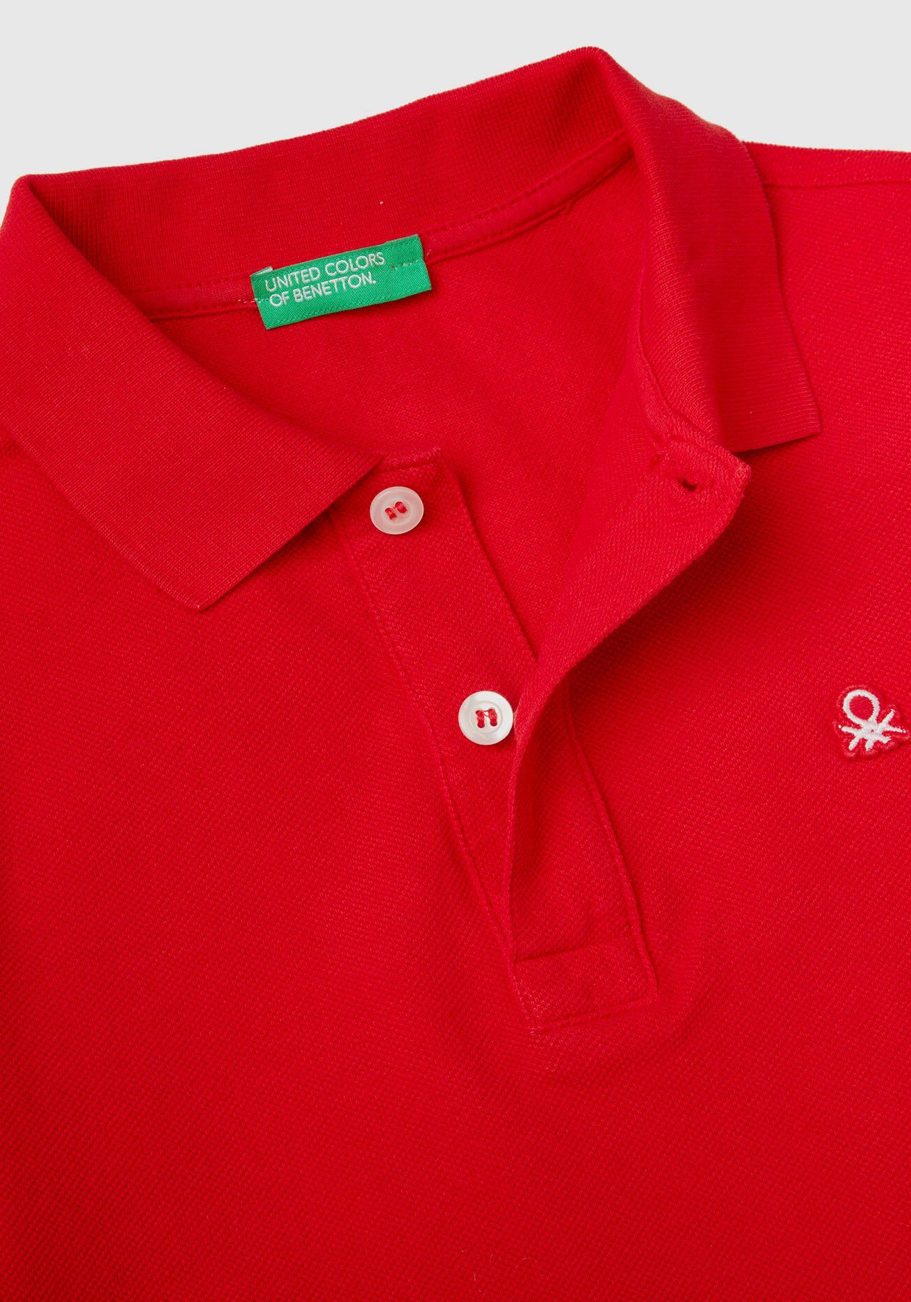 United Colors of Benetton Poloshirt mit Markenlabel