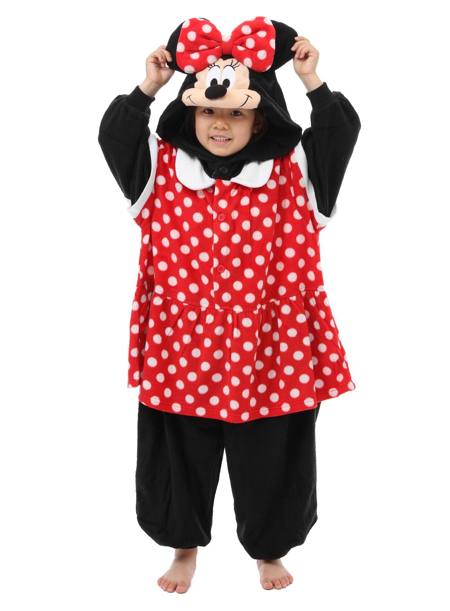 Metamorph Kostüm Minnie Maus Kigurumi, Original Disney-Kostüm: kuscheliger Onesie für Kinder von Sazac