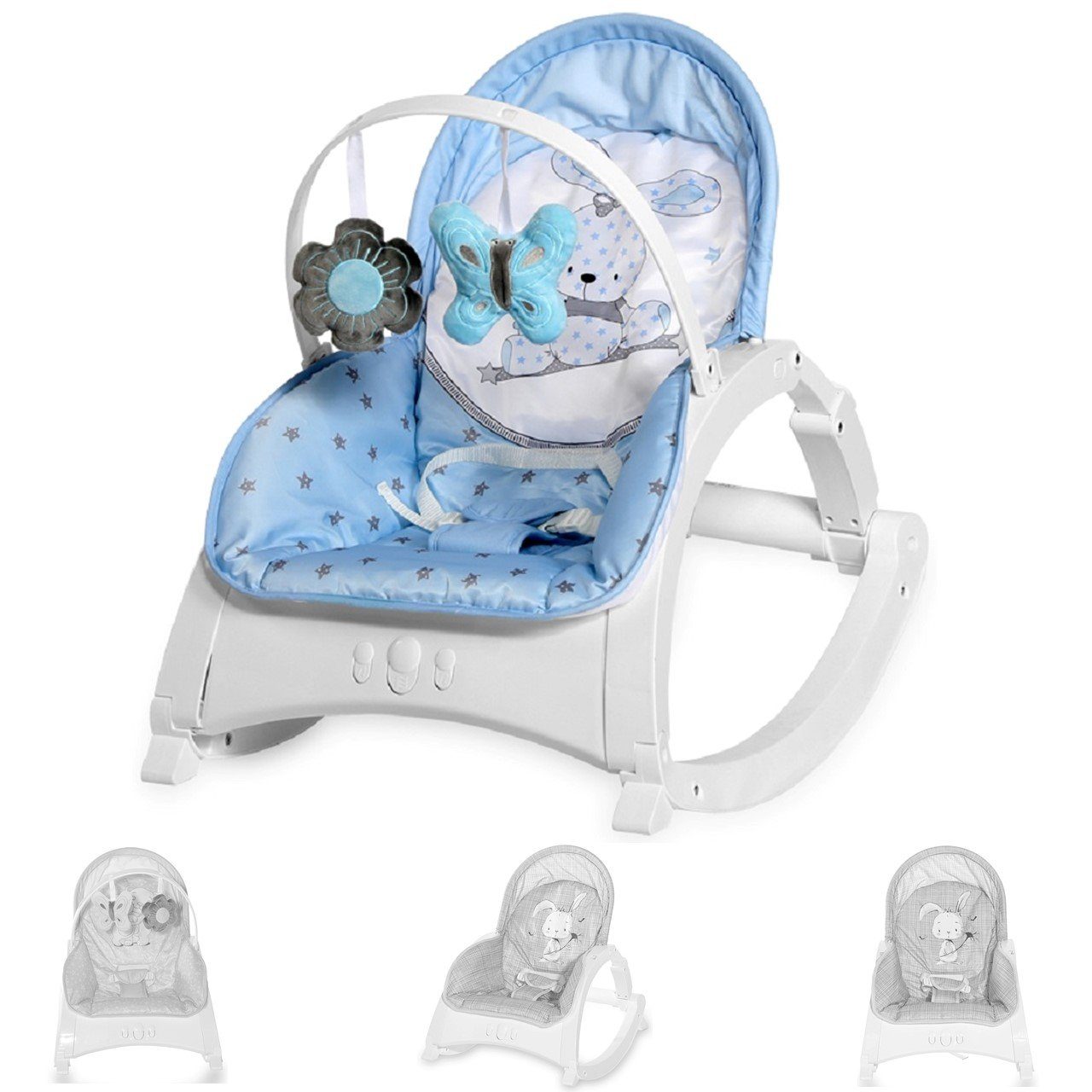 Lorelli Babywippe Babywippe Und Stuhl Enjoy Mit Vibration Musik Verstellbare Ruckenlehne Online Kaufen Otto
