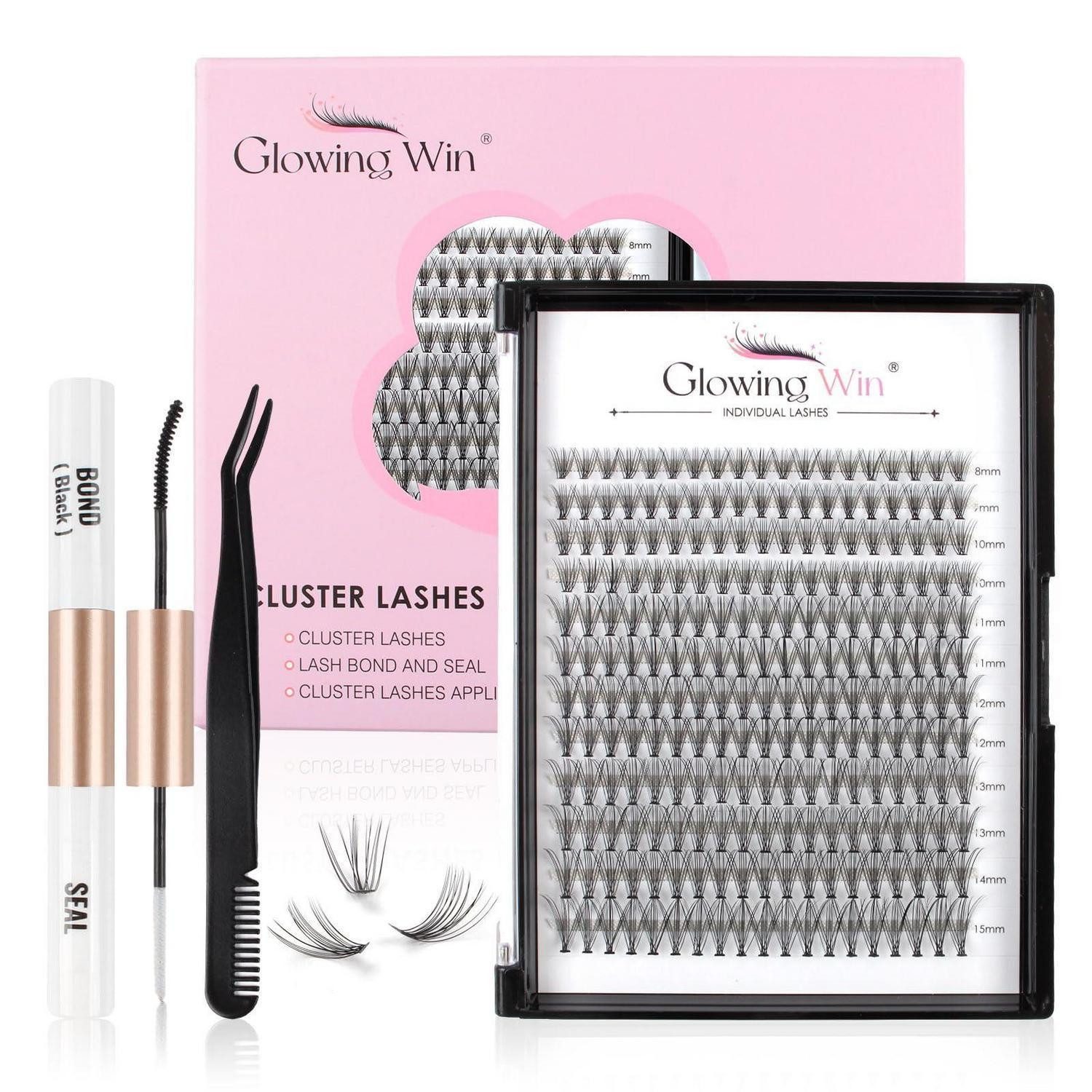 LuxusKollektion Einzelwimpern Wimpernverlängerung Set Einzelwimpern 228PCS 0.07C 20D