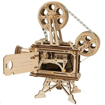 Robotime Modellbausatz ROKR Filmprojektor LK601 3D-Holzpuzzle 183 Teile