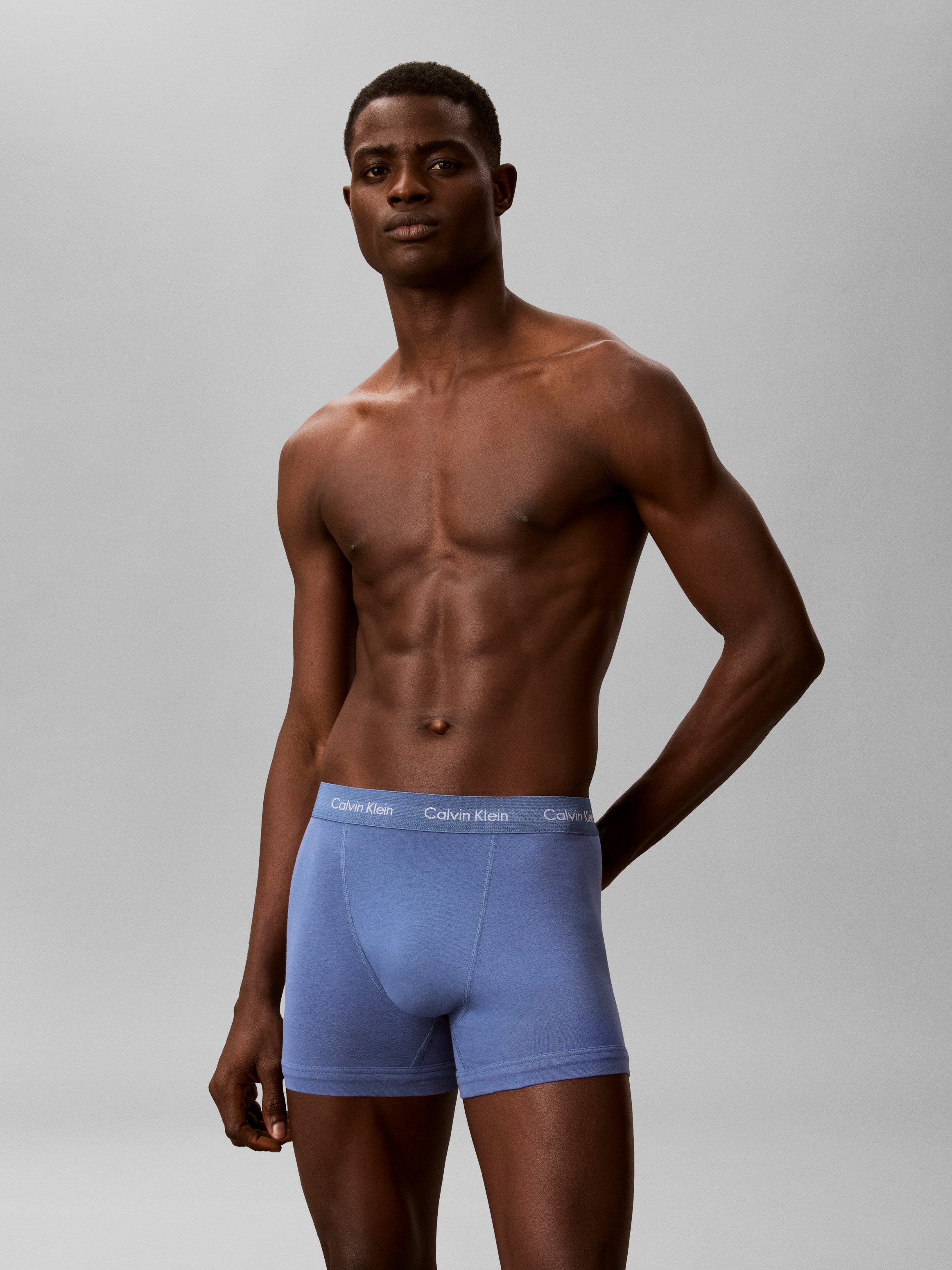 Calvin Klein Underwear Trunk TRUNK 3PK (Packung, 3-St) mit Calvin Klein Logo-Elastikbund (3 Stück)