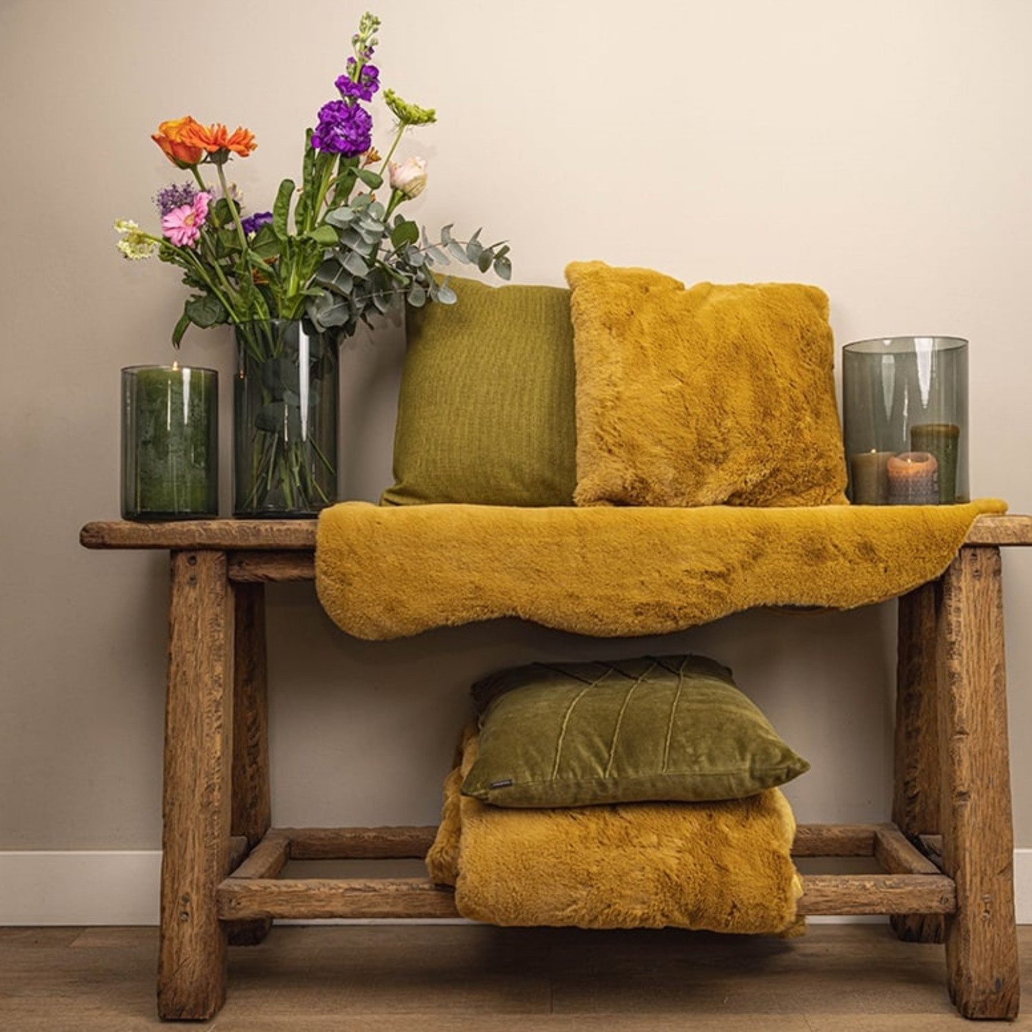 Hakbijl Glass Dekovase Grau, Durchmesser 13 cm günstig online kaufen