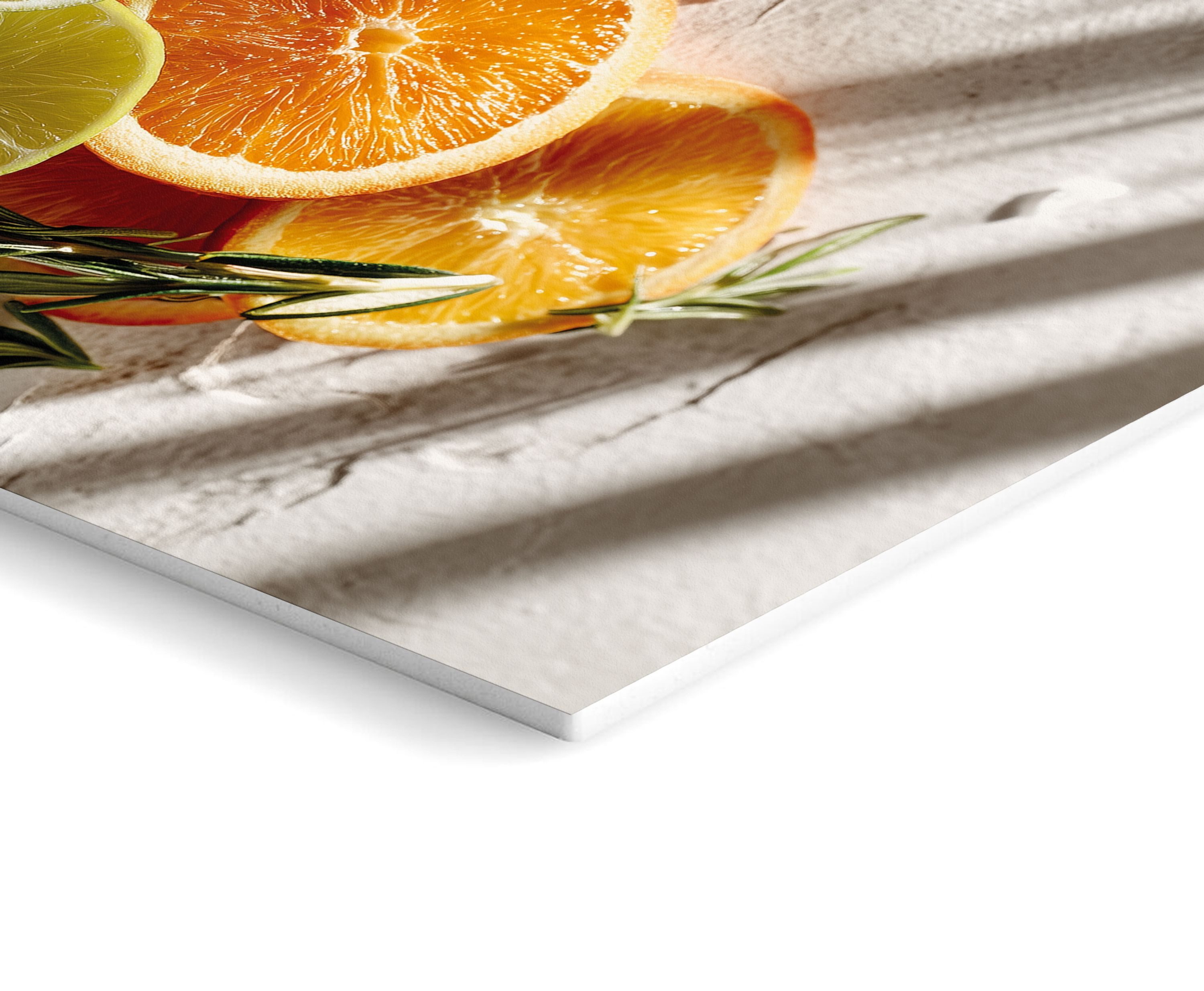 artissimo Mehrteilige Bilder Wandbilder-Set 3er-Set Küche / moderne Küchendeko / Esszimmer, Stillleben: Cocktail Aperol Spritz in orange beige – Bild 4 von 5