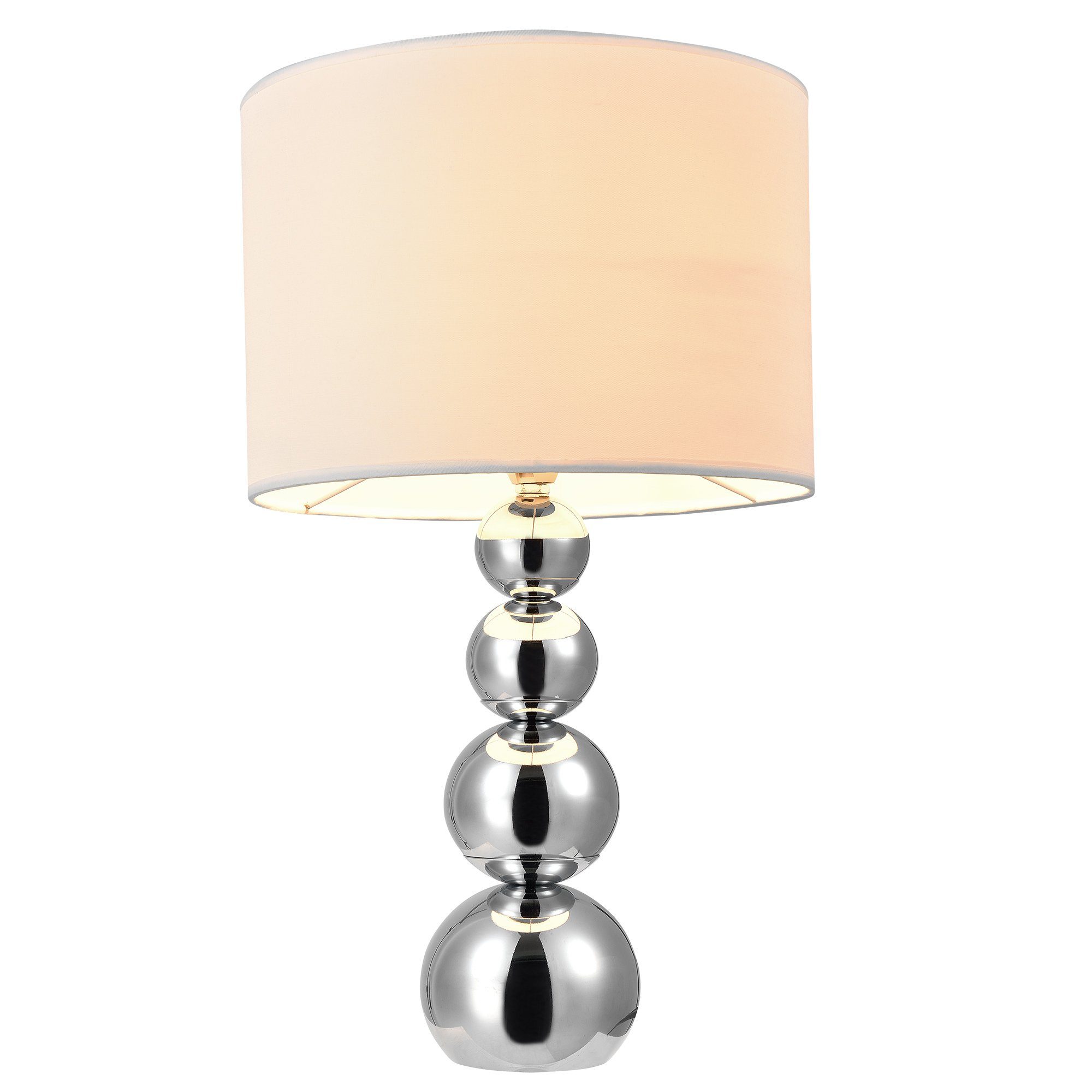 lux.pro Tischleuchte, ohne Leuchtmittel, »Snow« - Weiß - Höhe 43cm - 1x E14 | Tischlampen