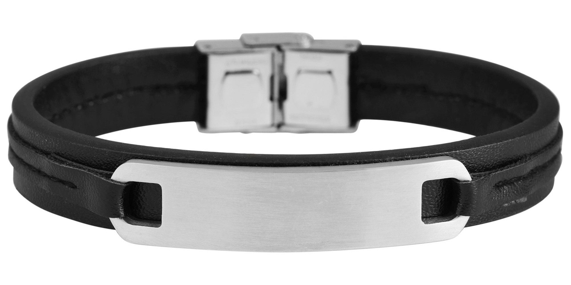 Adelia´s Armband Unisex Armband aus Leder 20,5 cm, Eine schöne Geschenkidee günstig online kaufen