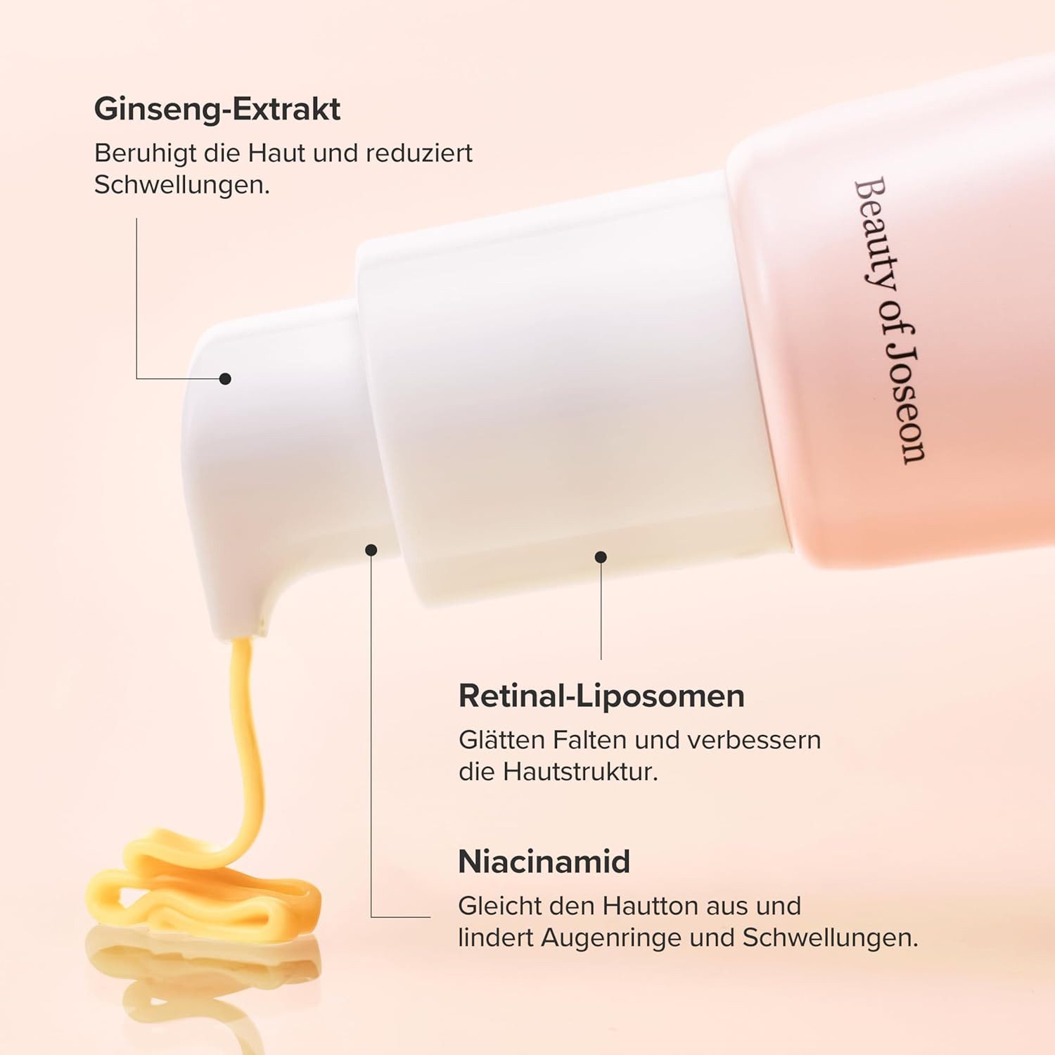 Beauty of Joseon Augenserum Revive Ginseng-Retinal Augenserum mit Ginsengwurzel-Extrakt, 2-tlg., Ginseng – Traditionelle Pflege mit Tiefenwirkung, Anti-Aging Augenpflege, Ginseng Retinal Serum, Faltenreduzierend