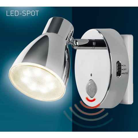 TRANGO LED Nachtlicht, Bewegungsmelder, Wandlampe, Orientierungslicht, Nachtlampe, Steckdosenlicht