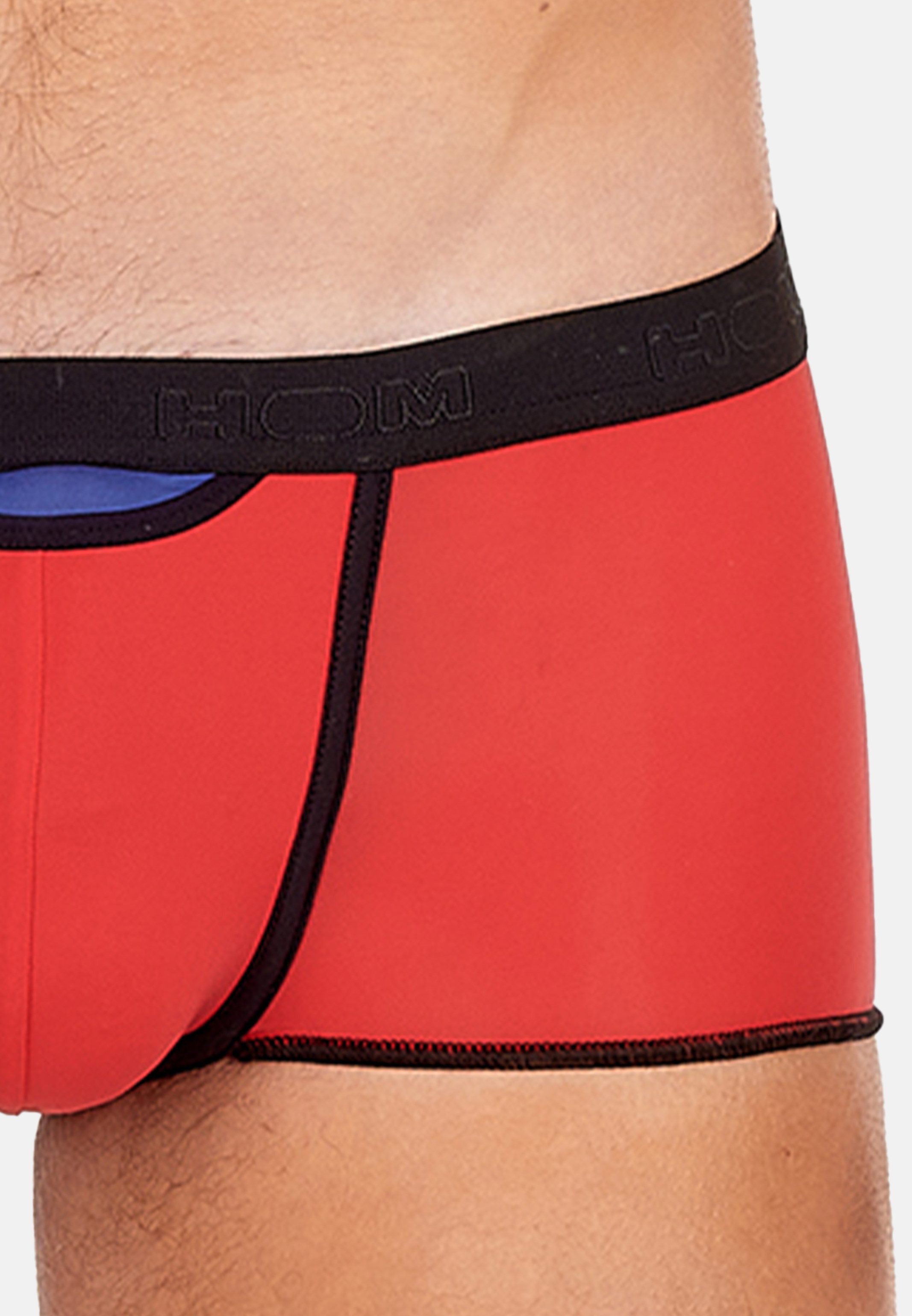 Hom Retro Boxer Plume up HO1 (1-St) Hipster Short / Pant - mit Eingriff - Leicht - Horizontaler Eingriff