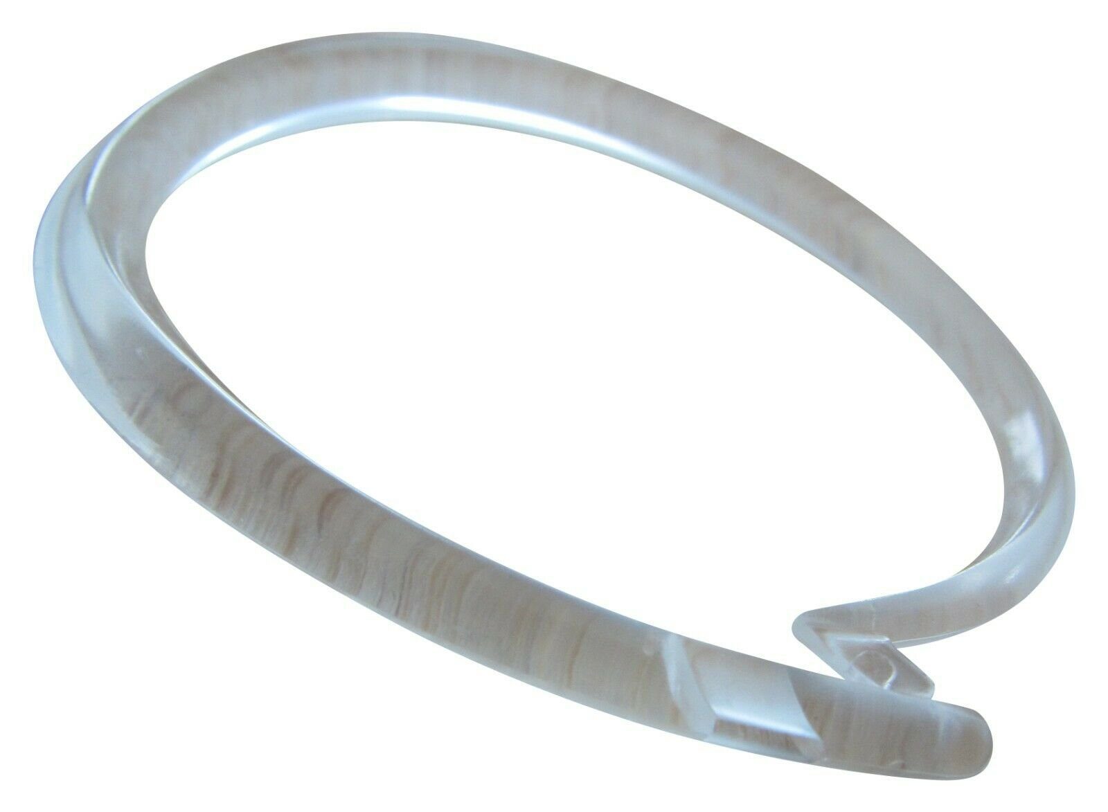 rewagi Duschvorhangringe Duschvorhangring - Größe: Innenmaß Ø 35 mm Farbe: glasklar, Gardinenstangen, Vorhangstange, Vorhänge, Seitenschals, Innenlaufsysteme, (10-St), Verkaufseinheit: 10, 30, 50, 100 Stück