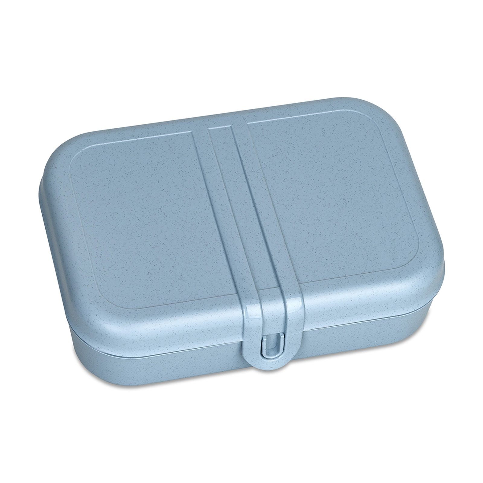 KOZIOL Lunchbox Lunchbox mit Trennsteg PASCAL L, Kunststoff, (Stück, 1-tlg), Brotdose Kunststoff Blau