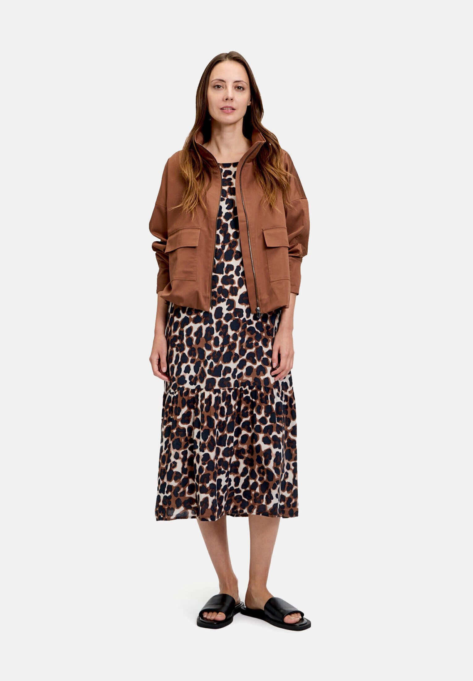 Betty&Co Canvasjacke Damen mit Taschen