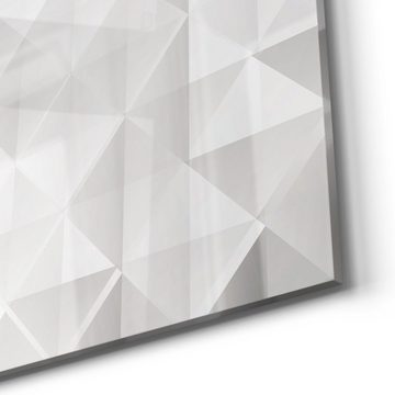 DEQORI Magnettafel 'Symmetrische Rauten', Whiteboard Pinnwand beschreibbar