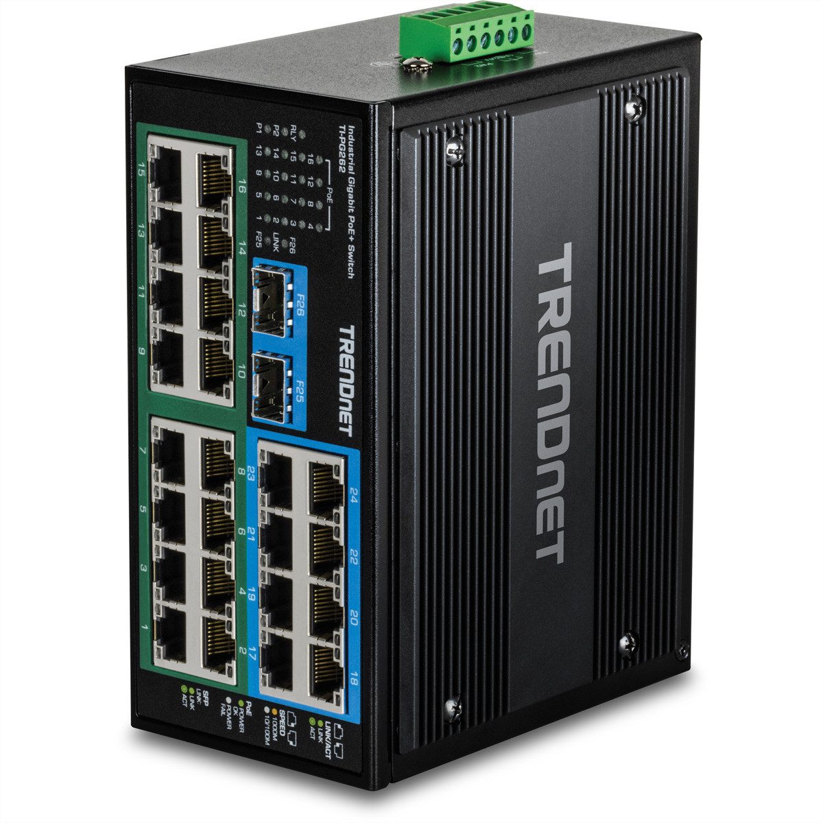 TI-PG262 DIN-Rail Switch Netzwerk-Switch