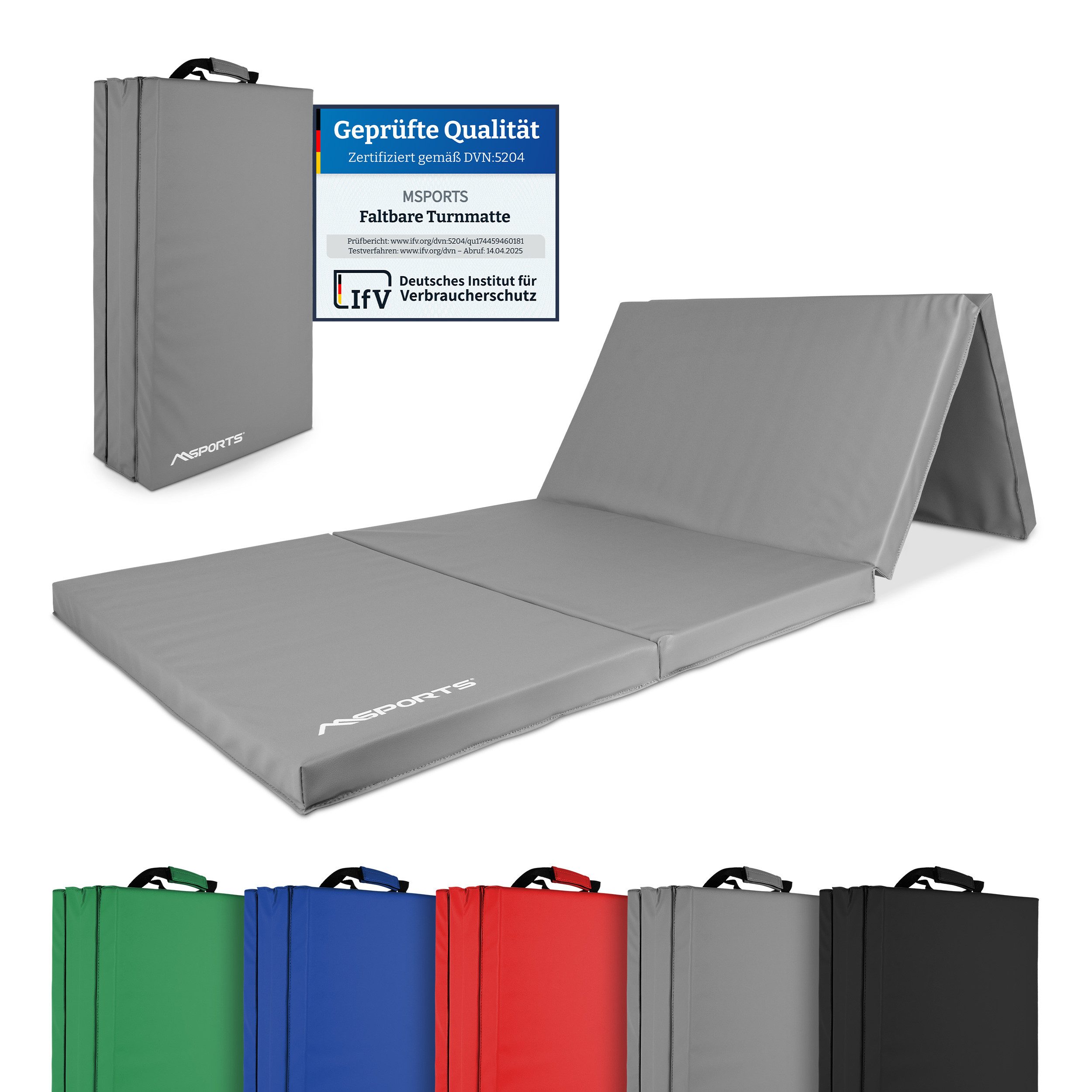 Turnmatte Turnmatte Premium klappbare Weichbodenmatte 190 x 80 x 5 cm